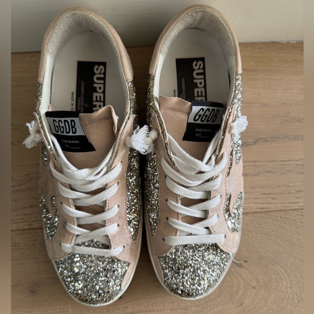 Golden Goose Superstar Glitter Sneaker - Picture 2 of 8